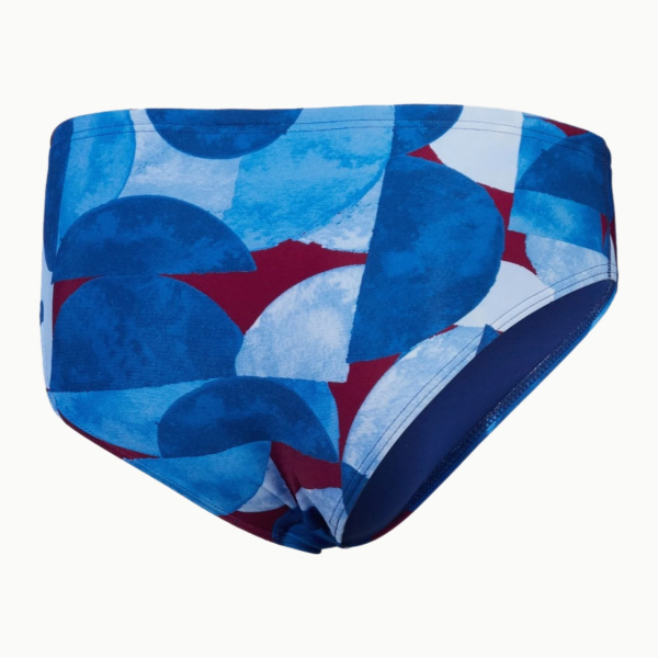 Плавки Speedo Club Training Allover Digital 8cm Brief (Мужской; 38 (54); синий принт)